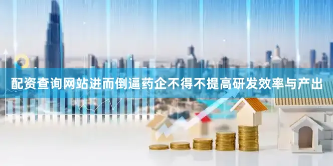 配资查询网站进而倒逼药企不得不提高研发效率与产出
